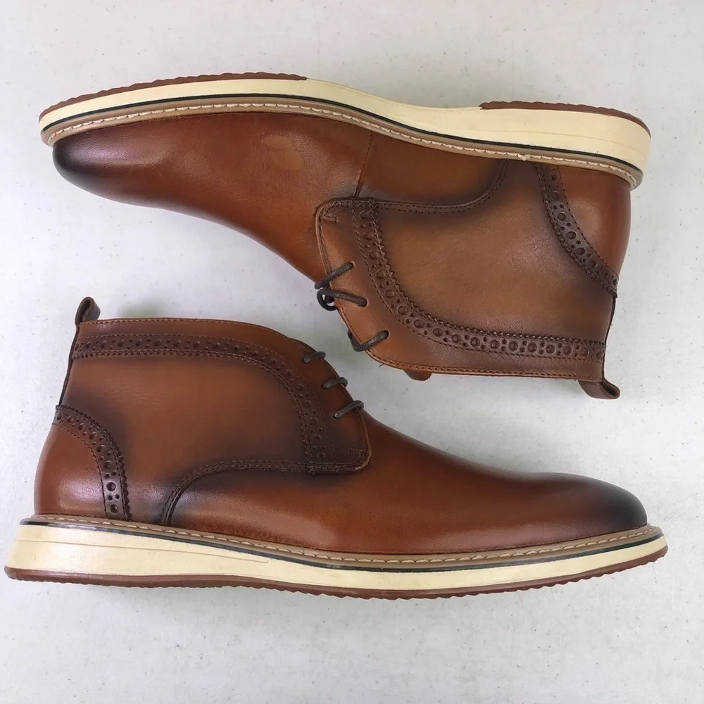 Steve Madden Breemer Leather Chukka Boots Size 7.5
